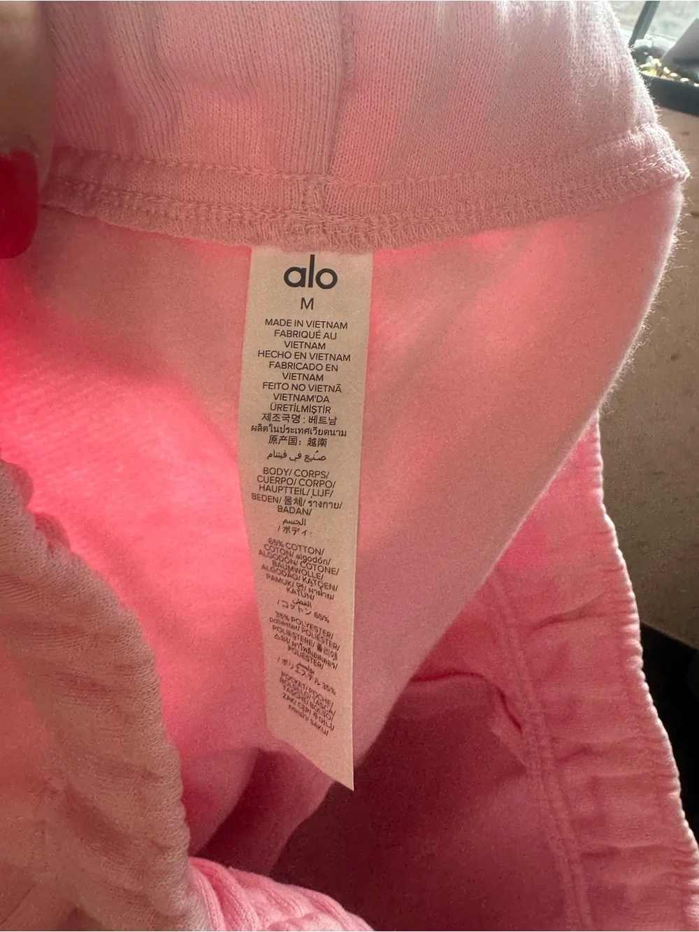 83. ALO Accolade Shorts in Pink Marshmallow